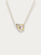 interlocking Roman numeral necklace waterproof titanium