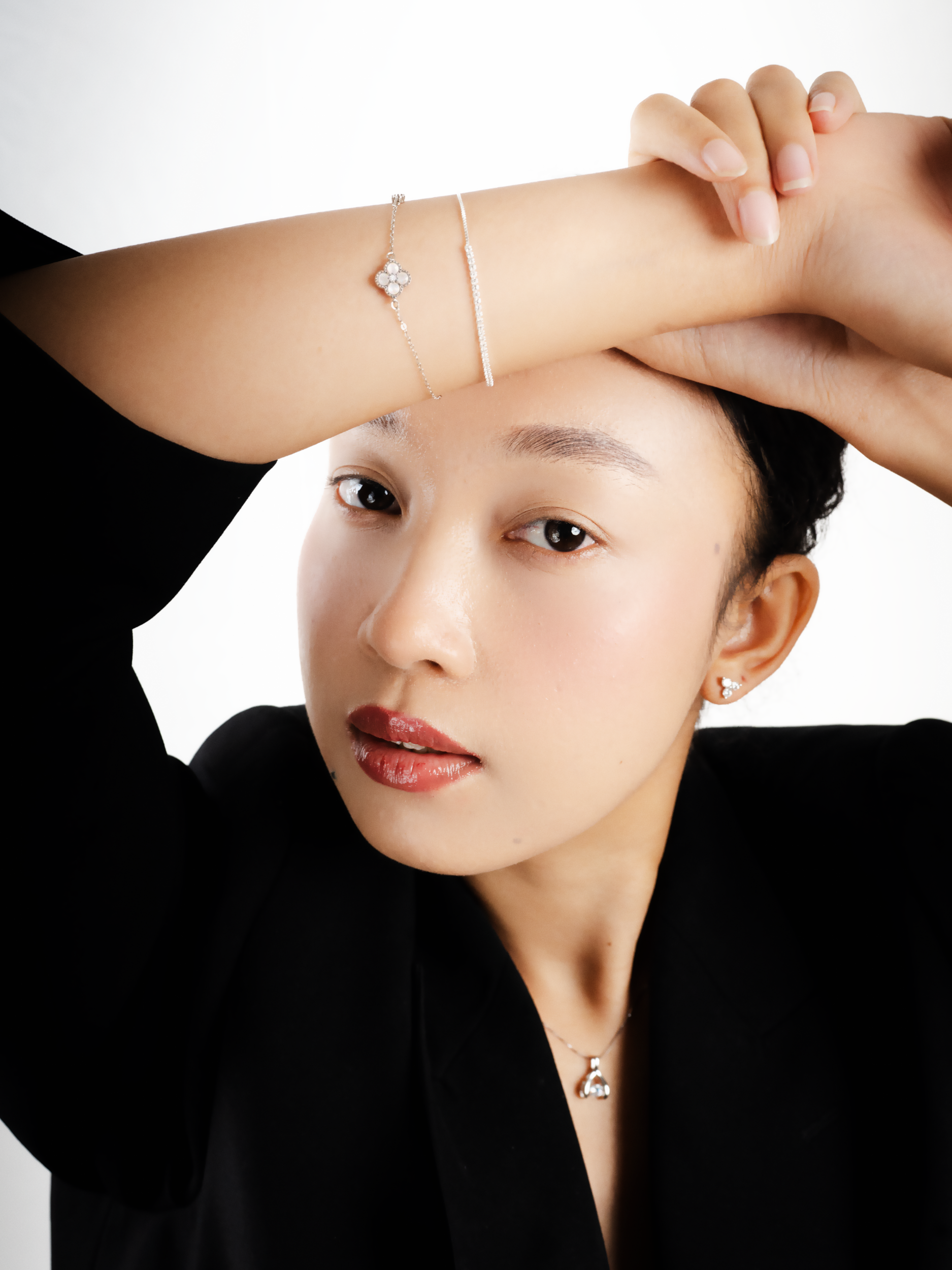 Jolie Clover Bracelet worn on wrist