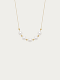 Kindred Pearl Connection Necklace with five freshwater pearls in gold