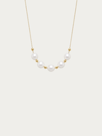 Kindred Pearl Connection Necklace with five freshwater pearls in gold