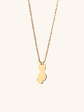 Kitty Pendant Engravable Necklace gold cat charm