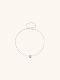 L'AMOUR Heart Chain Sterling Silver Bracelet silver 925