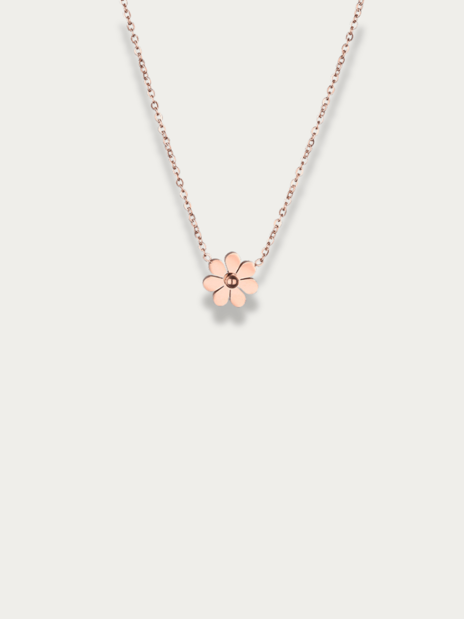 simple floral necklace everyday jewelry malaysia