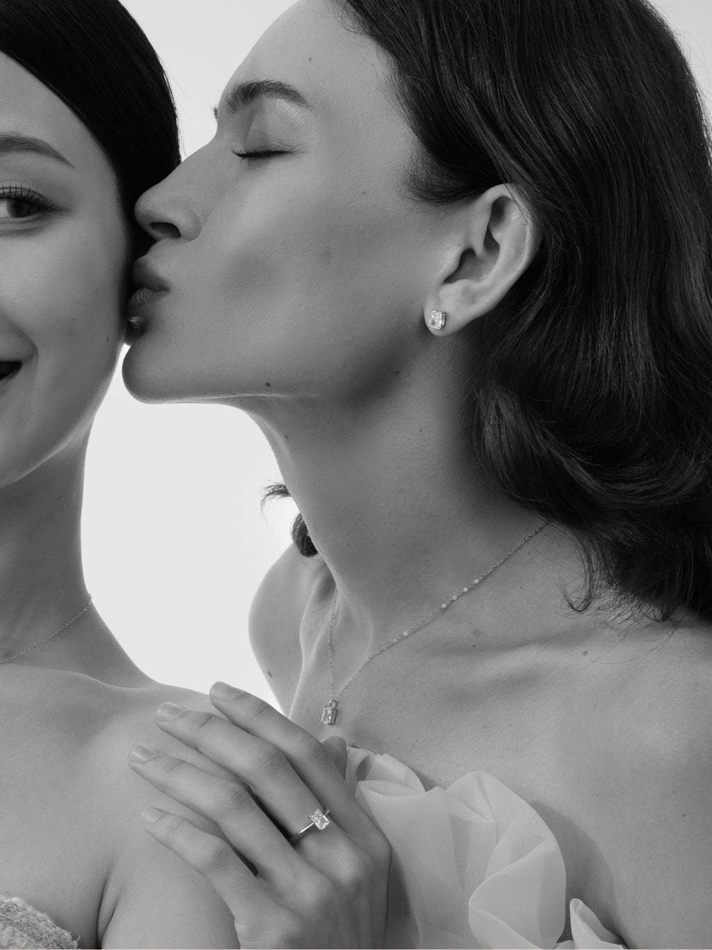 Alix Eternal Brilliance Necklace worn on the neck