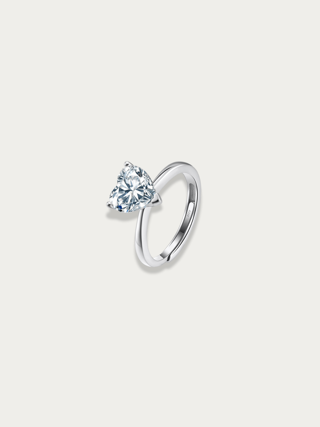 Amoura Eternal Brilliance Ring – Heart Cut, 925 sterling silver