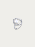 Anya Freshwater Pearl Open Ring in 925 sterling silver 