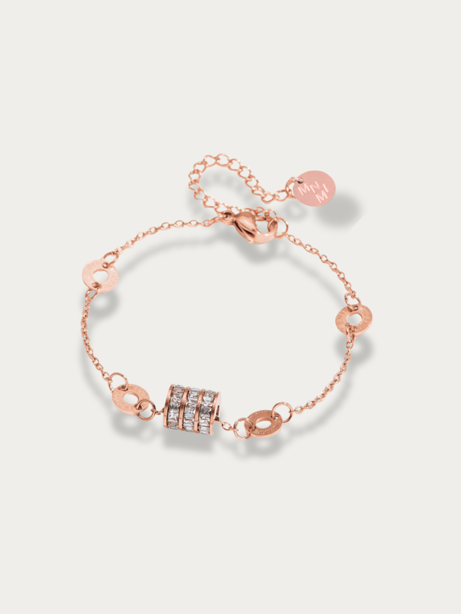 Aurelia Roman Bracelet in Rose Gold titanium