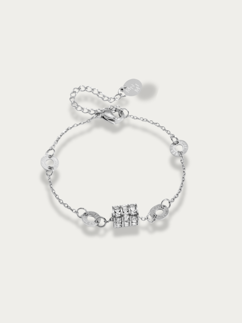 Aurelia Roman Bracelet in Silver titanium