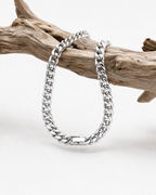 MNML Carter Fold-Over Cuban Chain Bracelet everyday styling — waterproof men's chain bracelet Malaysia