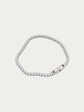 MNML Elements Classic Tennis Bracelet in 2mm titanium with cubic zirconia