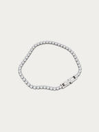 MNML Elements Classic Tennis Bracelet in 2mm titanium with cubic zirconia
