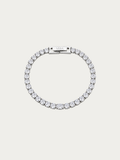 MNML Elements Classic Tennis Bracelet 3mm in titanium with cubic zirconia