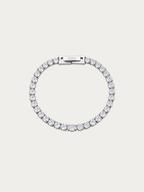 MNML Elements Classic Tennis Bracelet 3mm in titanium with cubic zirconia