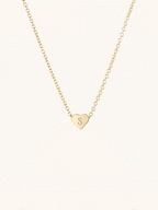 Erina Mini Heart Engravable Necklace - Minimalist Lab