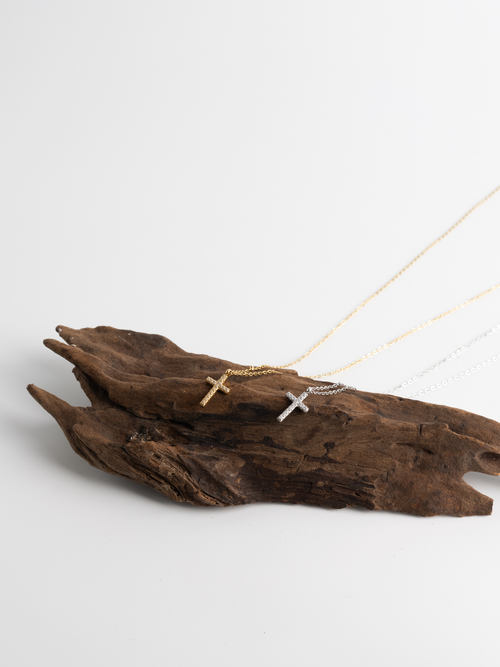 MNML Faith Cross Pendant Necklace lifestyle everyday styling — waterproof cross necklace Malaysia
