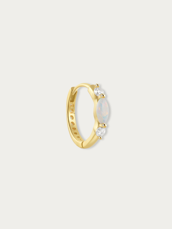 MNML Ferris Two-Way Single Hoop reversed to metal front — sleek minimalist hoop styling Malaysia