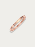 MNML Heart Spark Slim Bangle in titanium steel rose gold — rose gold heart bangle Malaysia