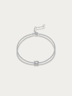 Lumia Emerald 1ct Moissanite Tennis Bracelet in S925 sterling silver