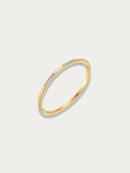 MNML Luminous Pavé Line Bangle in titanium steel gold — gold pavé bangle Malaysia