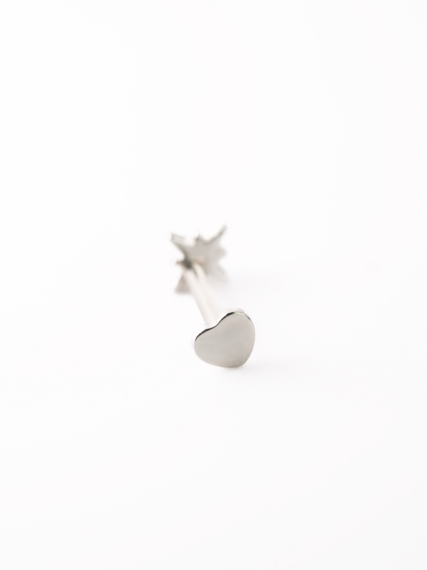 Close-up of star silhouette on MNML Lyra Starburst Flatback Stud — delicate celestial jewelry Malaysia