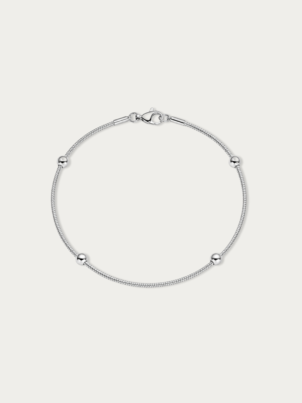 MNML Minimalist Men's Bold Satellite Bracelet in stainless steel — front view, men's bracelet Malaysia