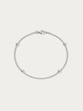 MNML Minimalist Men's Bold Satellite Bracelet in stainless steel — front view, men's bracelet Malaysia