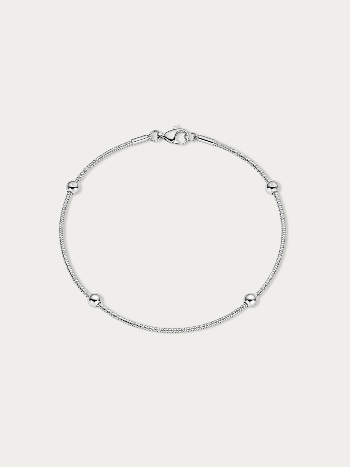 MNML Minimalist Men's Bold Satellite Bracelet in stainless steel — front view, men's bracelet Malaysia