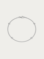 MNML Minimalist Men's Bold Satellite Bracelet in stainless steel — front view, men's bracelet Malaysia