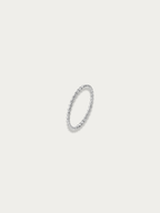 MNML Minimal Lightweight Twist Stack Ring in stainless steel silver— silver twist stack ring Malaysia