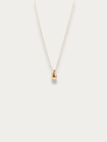 MNML Minimalist Teardrop Necklace in stainless steel gold — gold teardrop pendant necklace Malaysia
