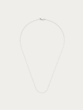 MNML Minimalist Wheat Chain Necklace in 316L stainless steel — front view, wheat chain necklace Malaysia
