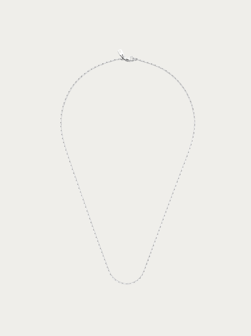 MNML Minimalist Wheat Chain Necklace in 316L stainless steel — front view, wheat chain necklace Malaysia
