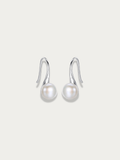 MNML Mira Pearl Drop Earrings in 925 silver — front view, pearl drop earrings Malaysia