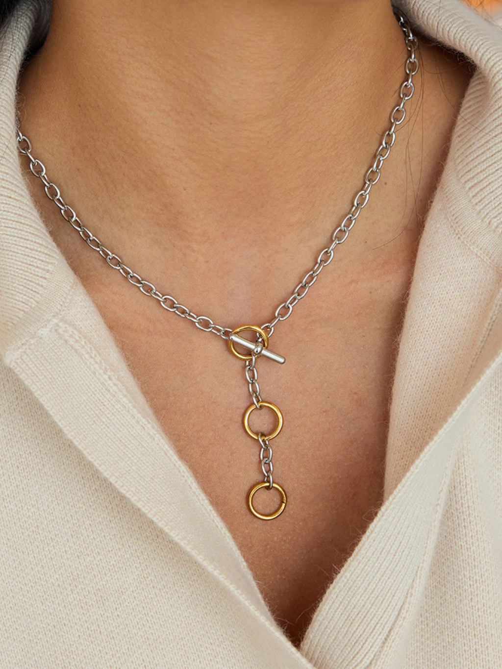 MNML Play Link Toggle Necklace everyday statement styling — waterproof toggle necklace Malaysia