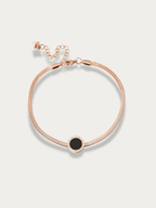 Rose Roman Numeral Disc Anklet