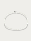Sophie Classic Strand Pearl Necklace with heart-shaped clasp
