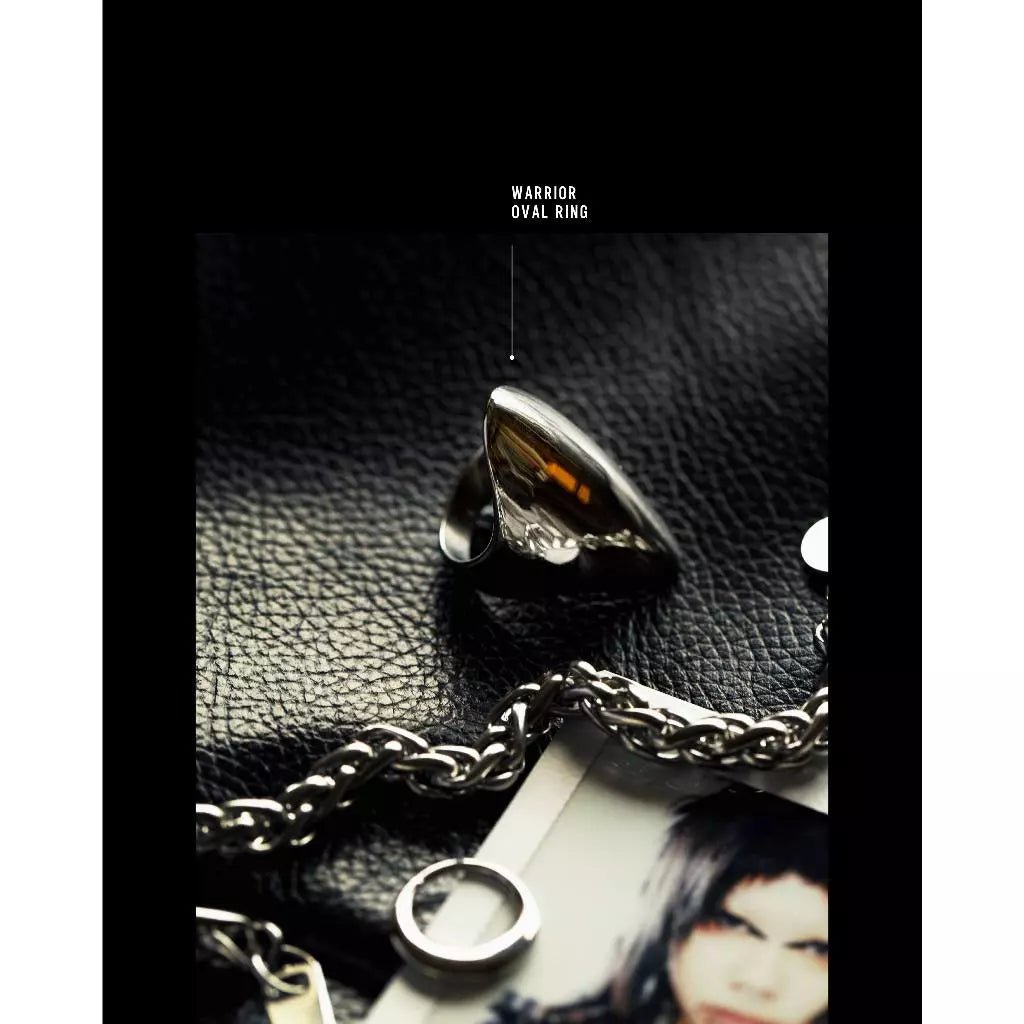 Warrior Oval Ring - Minimalist Lab