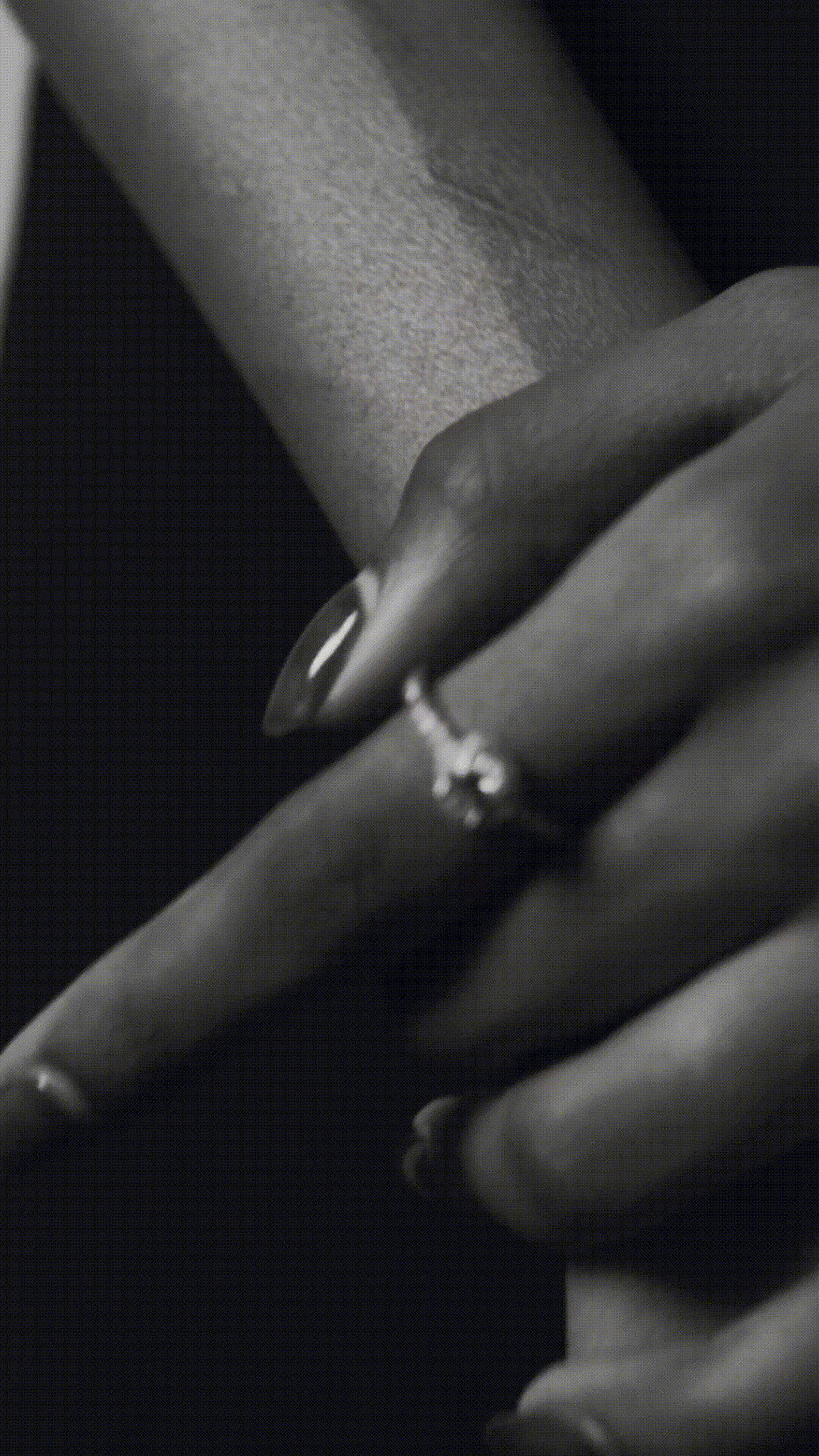 Close-up of NOELLE Solitaire Diamond Ring halo setting