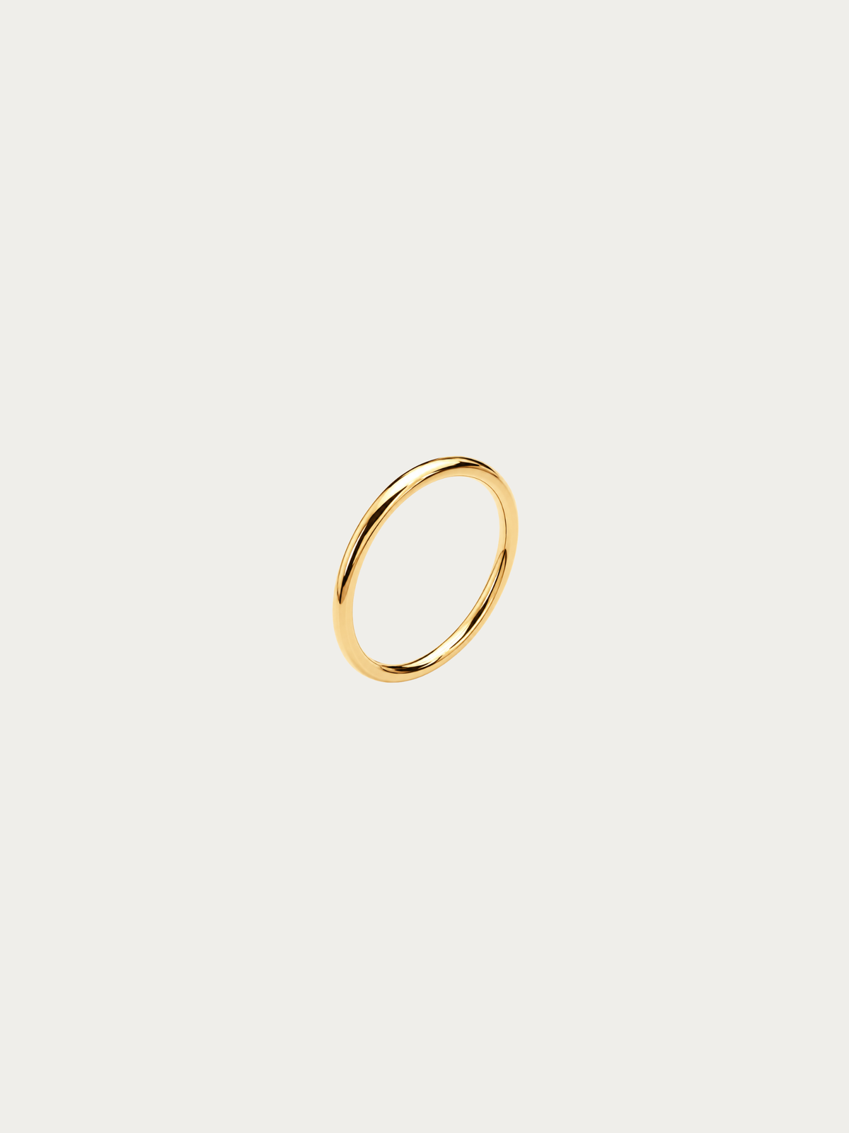 Oliver Classic Dome Ring in gold titanium