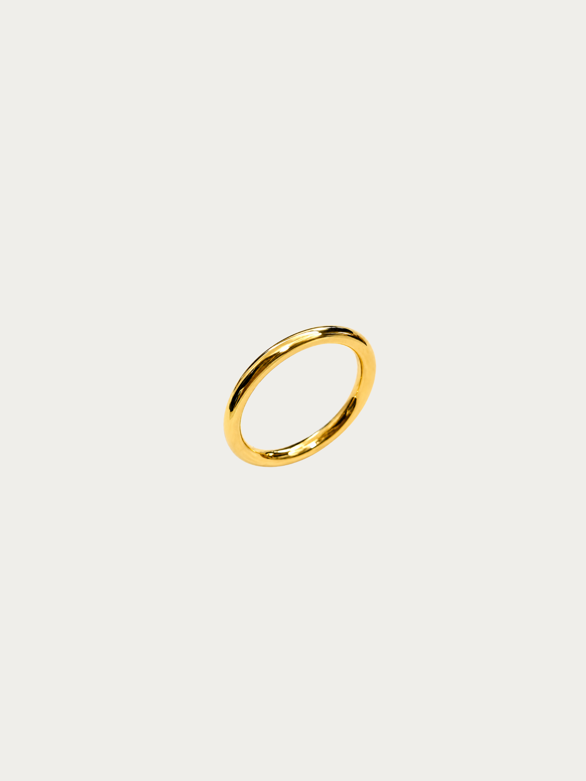 Oliver Classic Dome Ring 2.3mm in silver titanium