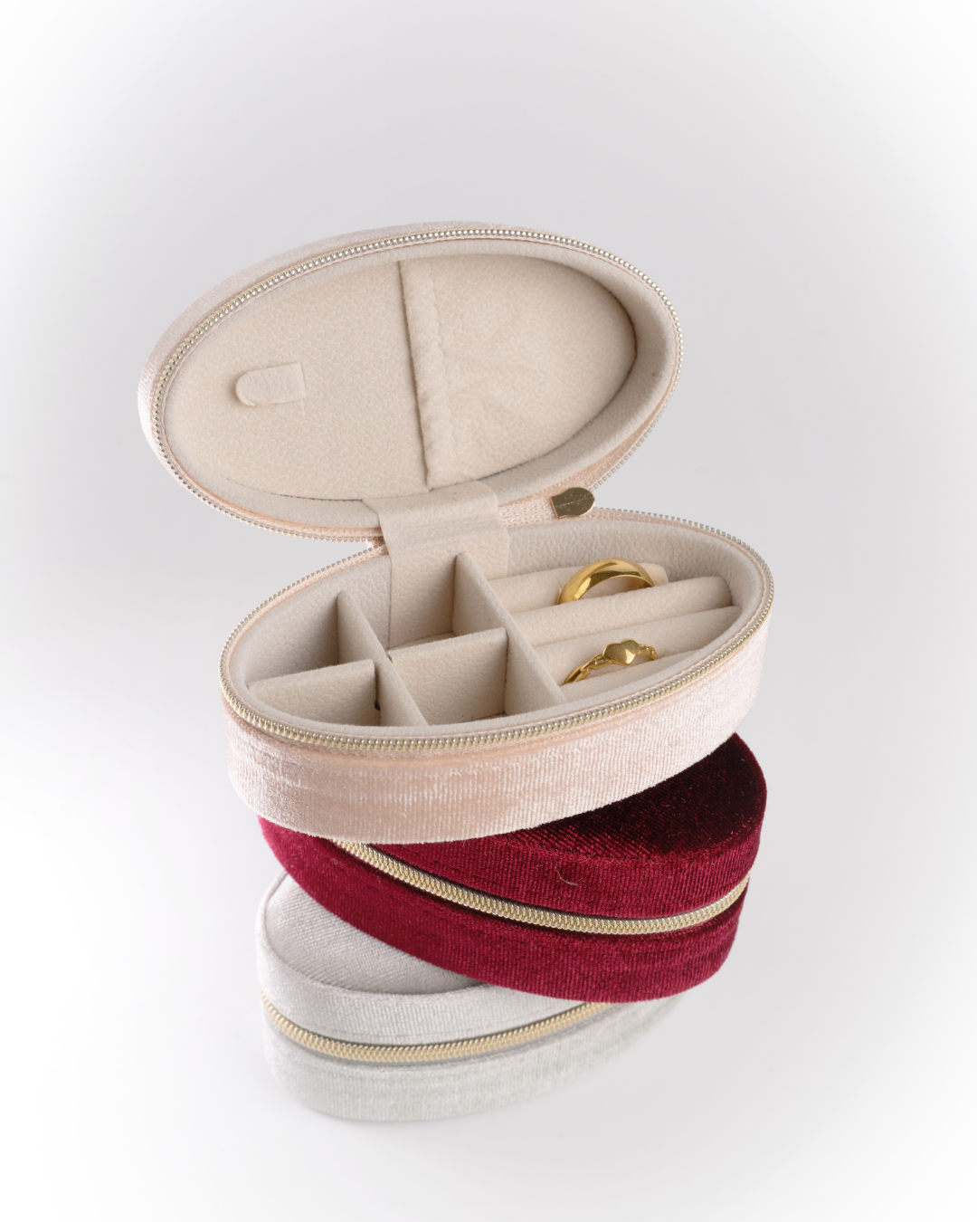 oval velvet jewellery box malaysia travel organizer