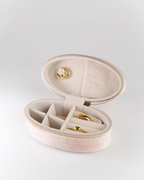 oval velvet jewellery box malaysia travel organizer in pink