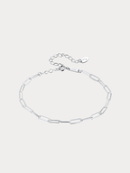PAPERCLIP Link Sterling Silver Bracelet, studio hero shot