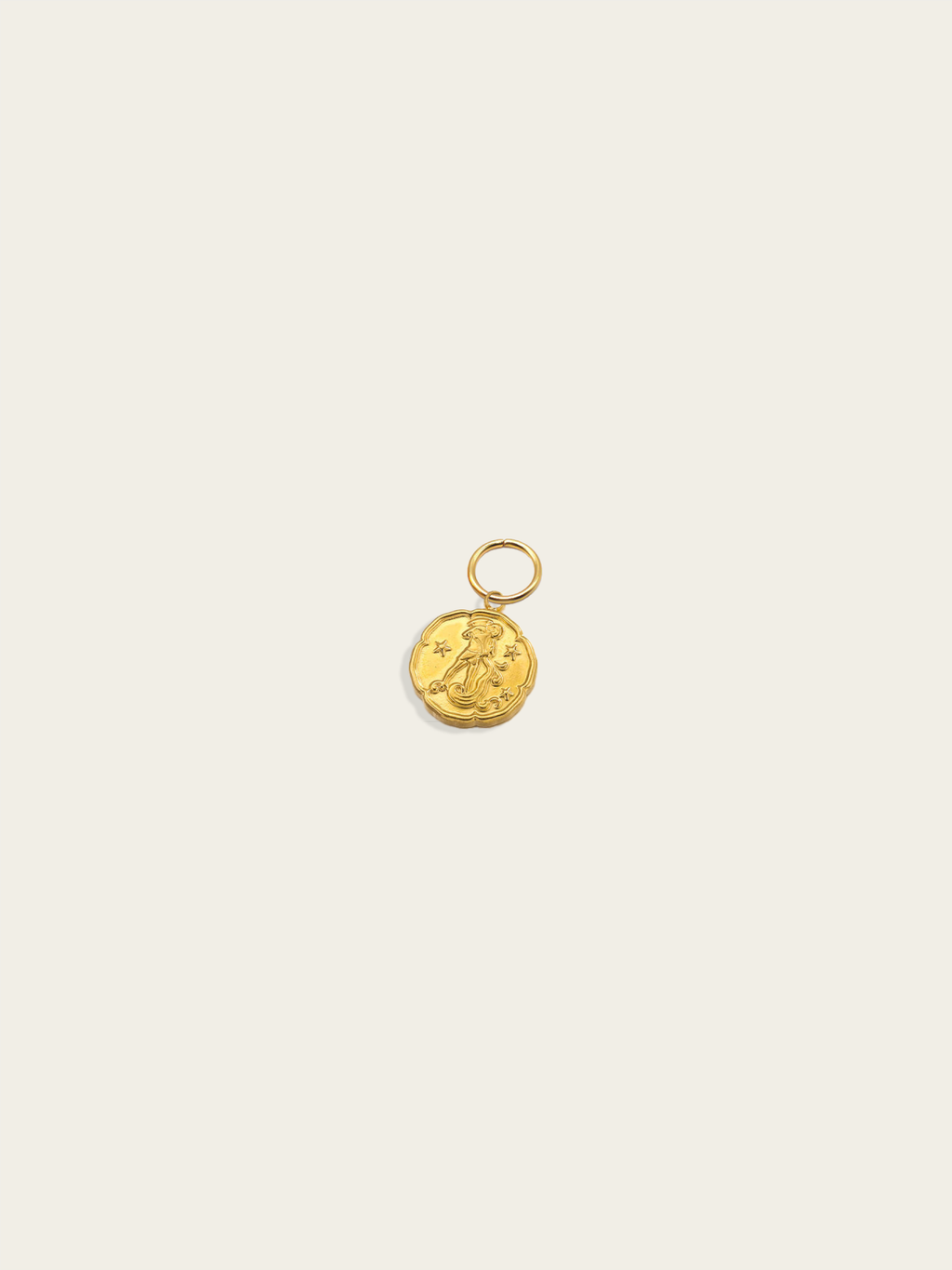 Aquarius zodiac charm personalised engraving Malaysia