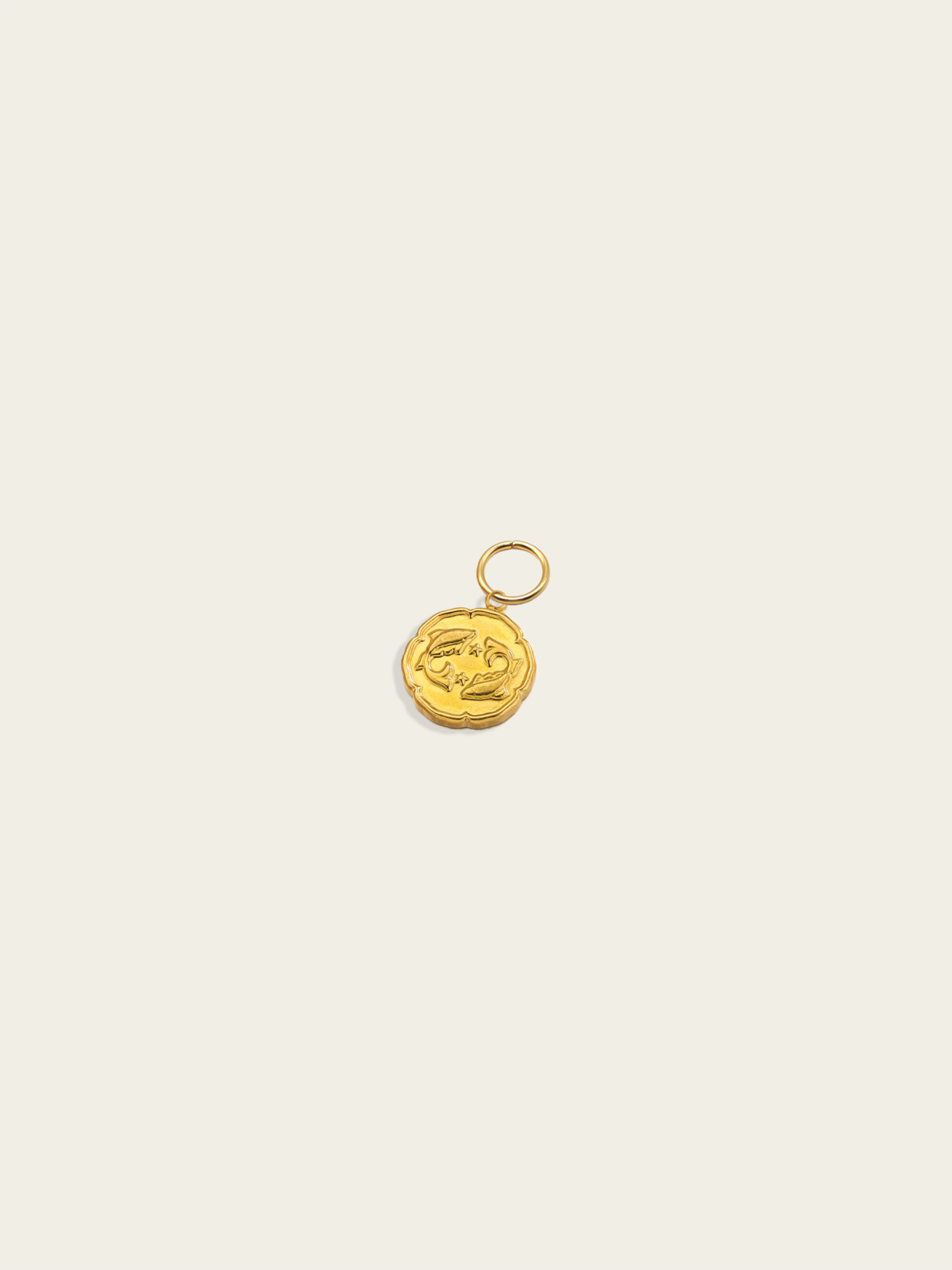 Pisces zodiac charm personalised engraving Malaysia