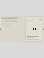 Birthstone Earrings with Packaging