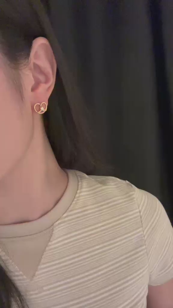 Little Pretzel Stud Earrings