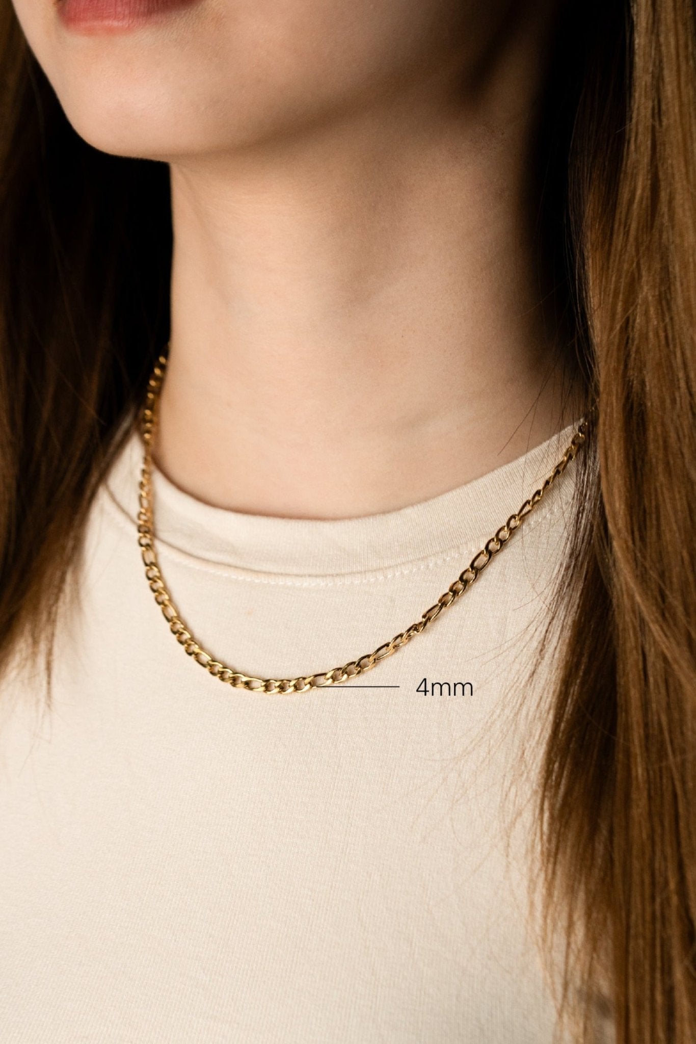 Figaro Chain Essential Necklace - Minimalist Lab
