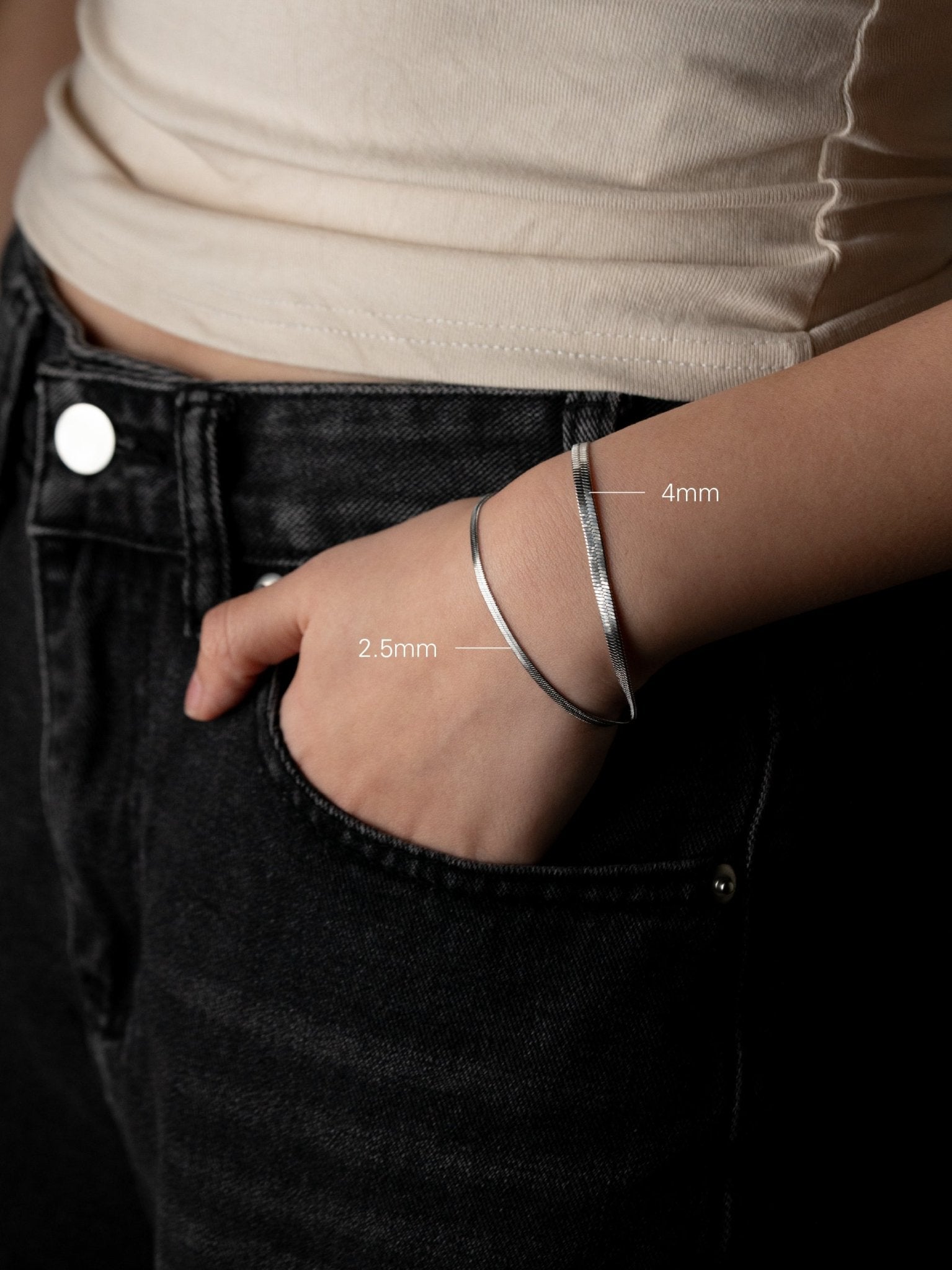 Herringbone Essential Bracelet - Minimalist Lab