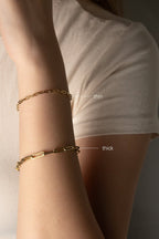 Paperclip Chain Essential Bracelet - Minimalist Lab